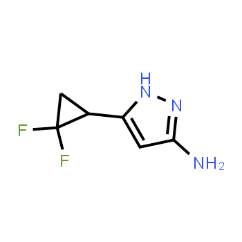 1186609-07-3 | 5-(2,2-difluorocyclopropyl)-1H-pyrazol-3-amine