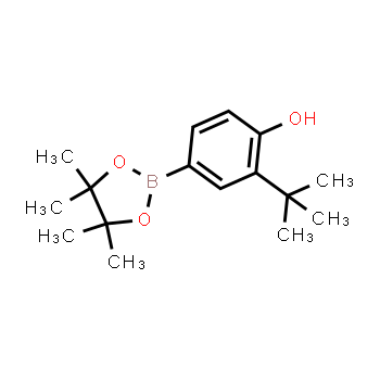 1188335-77-4 | 2-(tert-butyl)-4-(4,4,5,5-tetramethyl-1,3,2-dioxaborolan-2-yl)phenol