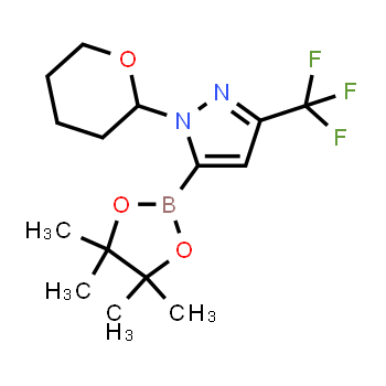 1192187-75-9 | 3-trifluoromethyl-1-(oxan-2-yl)-5-(4,4,5,5-tetramethyl-1,3,2-dioxaborolan-2-yl)pyrazole