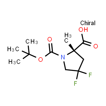 1194032-23-9 | (2S)-1-[(tert-butoxy)carbonyl]-4,4-difluoro-2-methylpyrrolidine-2-carboxylic acid