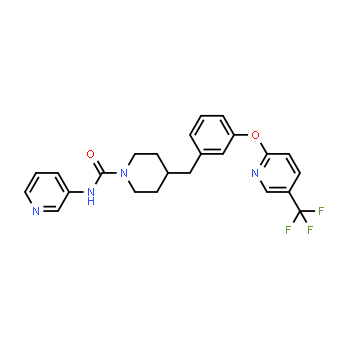 1196109-52-0 | N-(pyridin-3-yl)-4-(3-((5-(trifluoromethyl)pyridin-2-yl)oxy)benzyl)piperidine-1-carboxamide