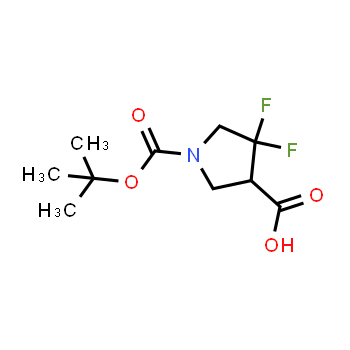 1196145-11-5 | 1-[(tert-butoxy)carbonyl]-4,4-difluoropyrrolidine-3-carboxylic acid