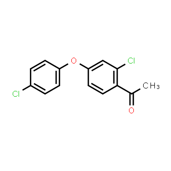 119851-28-4 | 1-[2-Chloro-4-(4-chlorophenoxy)phenyl]ethan-1-one