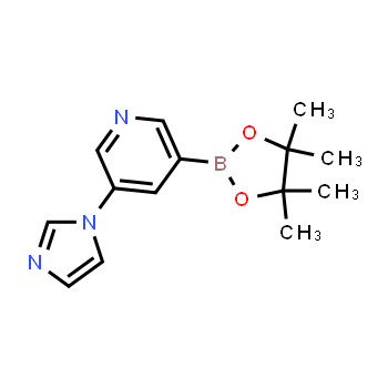 1201644-45-2 | 3-(1H-imidazol-1-yl)-5-(4,4,5,5-tetramethyl-1,3,2-dioxaborolan-2-yl)pyridine