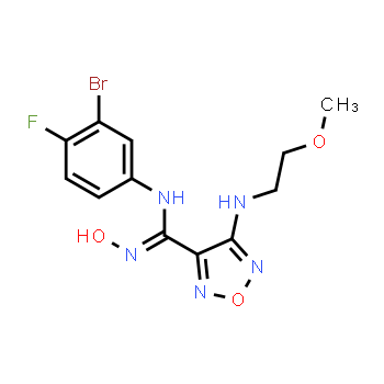 1204669-62-4 | (Z)-N-(3-bromo-4-fluorophenyl)-N'-hydroxy-4-[(2-methoxyethyl)amino]-1,2,5-oxadiazole-3-carboximidamide