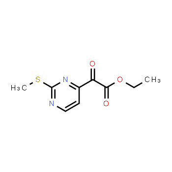 1211595-04-8 | ethyl 2-(2-(methylthio)pyrimidin-4-yl)-2-oxoacetate