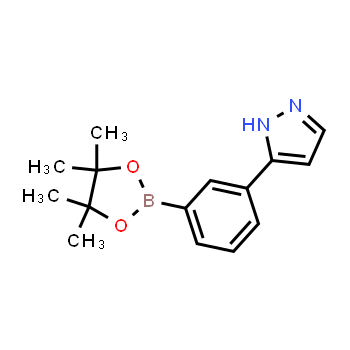 1217340-87-8 | 5-(3-(4,4,5,5-tetramethyl-1,3,2-dioxaborolan-2-yl)phenyl)-1H-pyrazole