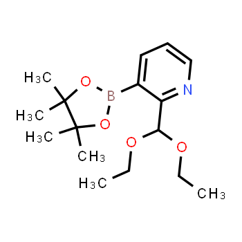 1218790-41-0 | 2-(diethoxymethyl)-3-(4,4,5,5-tetramethyl-1,3,2-dioxaborolan-2-yl)pyridine