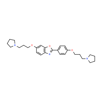 1219925-73-1 | 6-(3-(pyrrolidin-1-yl)propoxy)-2-(4-(3-(pyrrolidin-1-yl)propoxy)phenyl)benzo[d]oxazole