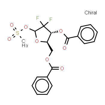 122111-11-9 | 2-Deoxy-2,2-difluoro-D-erythro-pentofuranose-3,5-dibenzoate-1-methanesulfonate