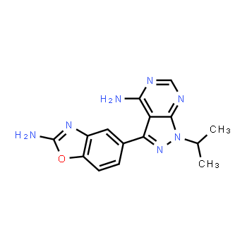 1224844-38-5 | 5-(4-amino-1-isopropyl-1H-pyrazolo[3,4-d]pyrimidin-3-yl)benzo[d]oxazol-2-amine