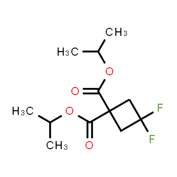 1225532-89-7 | 1,1-bis(propan-2-yl) 3,3-difluorocyclobutane-1,1-dicarboxylate