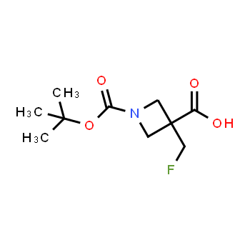 1228581-12-1 | 1-[(tert-butoxy)carbonyl]-3-(fluoromethyl)azetidine-3-carboxylic acid