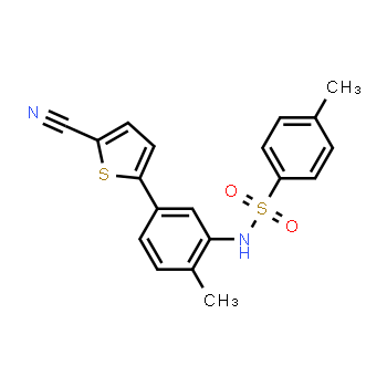 1233948-35-0 | N-(5-(5-cyanothiophen-2-yl)-2-methylphenyl)-4-methylbenzenesulfonamide