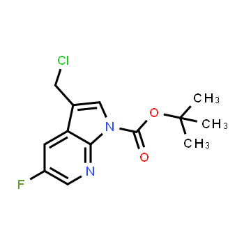 1234615-73-6 | tert-butyl 3-(chloromethyl)-5-fluoro-1H-pyrrolo[2,3-b]pyridine-1-carboxylate