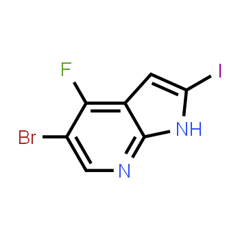 1234616-48-8 | 5-bromo-4-fluoro-2-iodo-1H-pyrrolo[2,3-b]pyridine