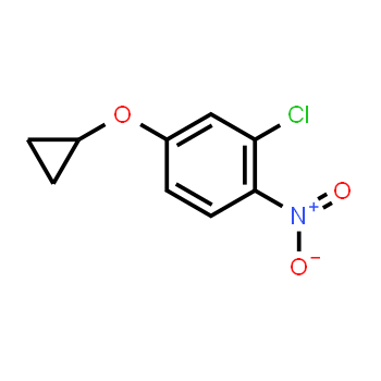 1243325-20-3 | 2-chloro-4-cyclopropoxy-1-nitrobenzene