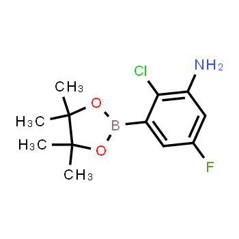 1244039-65-3 | 2-chloro-5-fluoro-3-(4,4,5,5-tetramethyl-1,3,2-dioxaborolan-2-yl)aniline