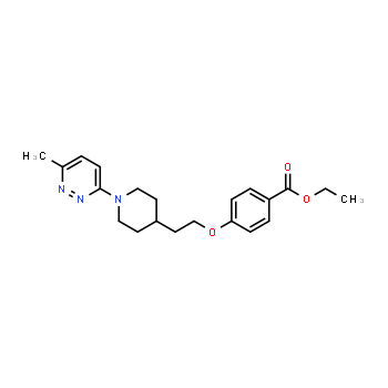 124436-59-5 | ethyl 4-(2-(1-(6-methylpyridazin-3-yl)piperidin-4-yl)ethoxy)benzoate