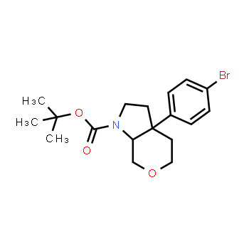 1251015-93-6 | 3A-(4-Bromo-Phenyl)-Hexahydro-Pyrano[3,4-B]Pyrrole-1-Carboxylic Acid Tert-Butyl Ester