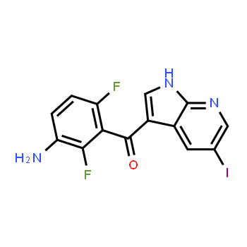 1254567-35-5 | 2,4-difluoro-3-{5-iodo-1H-pyrrolo[2,3-b]pyridine-3-carbonyl}aniline