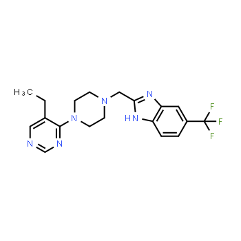 1255517-76-0 | 2-((4-(5-ethylpyrimidin-4-yl)piperazin-1-yl)methyl)-5-(trifluoromethyl)-1H-benzo[d]imidazole