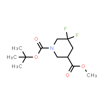 1255667-06-1 | 1-tert-butyl 3-methyl 5,5-difluoropiperidine-1,3-dicarboxylate