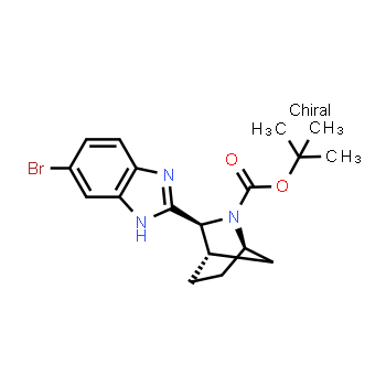 1256387-74-2 | 2-Azabicyclo[2.2.1]heptane-2-carboxylic acid, 3-(6-broMo-1H-benziMidazol-2-yl)-, 1,1-diMethylethyl ester,(1R,3S,4S)-