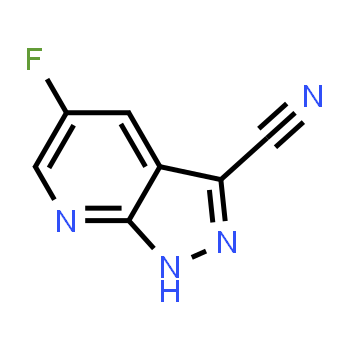 1256833-42-7 | 5-fluoro-1H-pyrazolo[3,4-b]pyridine-3-carbonitrile