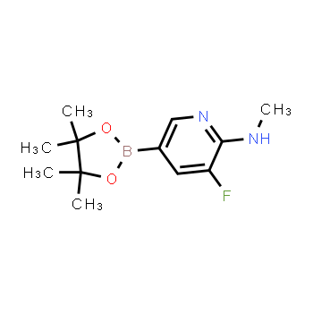 1257431-66-5 | 3-fluoro-N-methyl-5-(4,4,5,5-tetramethyl-1,3,2-dioxaborolan-2-yl)pyridin-2-amine