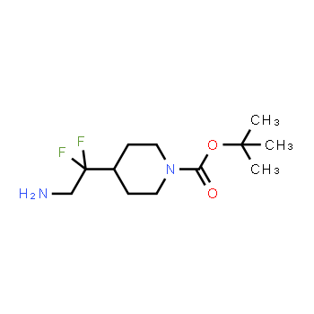 1258637-94-3 | tert-butyl 4-(2-amino-1,1-difluoroethyl)piperidine-1-carboxylate