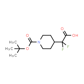 1258638-62-8 | 2-{1-[(tert-butoxy)carbonyl]piperidin-4-yl}-2,2-difluoroacetic acid