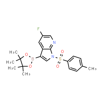 1259279-57-6 | 5-fluoro-3-(4,4,5,5-tetramethyl-1,3,2-dioxaborolan-2-yl)-1-tosyl-1h-pyrrolo[2,3-b]pyridine