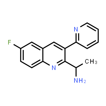 1259520-80-3 | 1-[6-fluoro-3-(pyridin-2-yl)quinolin-2-yl]ethan-1-amine