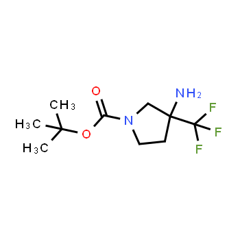 1260795-79-6 | tert-butyl 3-amino-3-(trifluoromethyl)pyrrolidine-1-carboxylate