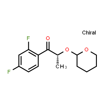 126918-17-0 | (2r)-1-(2,4-difluorophenyl)-2-((tetrahydro-2h-pyran-2-yl)oxy)propan-1-one