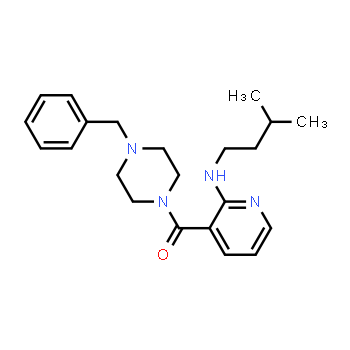 1270138-40-3 | (4-benzylpiperazin-1-yl)(2-(isopentylamino)pyridin-3-yl)methanone