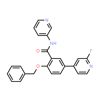 1285515-21-0 | 2-(benzyloxy)-5-(2-fluoropyridin-4-yl)-N-(pyridin-3-yl)benzamide