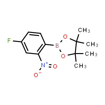 1288978-82-4 | 2-(4-fluoro-2-nitrophenyl)-4,4,5,5-tetramethyl-1,3,2-dioxaborolane