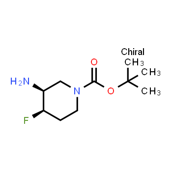 1290191-73-9 | 1-​Piperidinecarboxylic acid, 3-​amino-​4-​fluoro-​, 1,​1-​dimethylethyl ester, (3S,​4R)​-