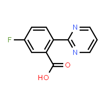 1293284-57-7 | 5-fluoro-2-(pyrimidin-2-yl)benzoic acid