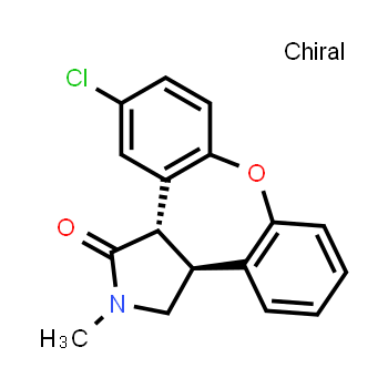 129385-59-7 | trans-11-Chloro-2,3,3a,12b-tetrahydro-2-methyl-1H-dibenz-[2,3:6,7]-oxepino-[4,5-c]-pyrrol-1-one