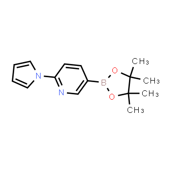 1309981-28-9 | 2-(1H-pyrrol-1-yl)-5-(4,4,5,5-tetramethyl-1,3,2-dioxaborolan-2-yl)pyridine