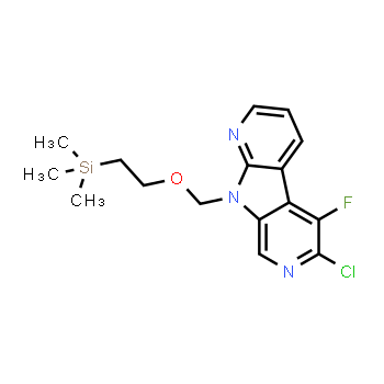 1312755-64-8 | 4-chloro-3-fluoro-8-{[2-(trimethylsilyl)ethoxy]methyl}-5,8,10-triazatricyclo[7.4.0.0²,⁷]trideca-1(13),2,4,6,9,11-hexaene