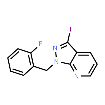 1313738-72-5 | 1-[(2-fluorophenyl)methyl]-3-iodo-1H-pyrazolo[3,4-b]pyridine