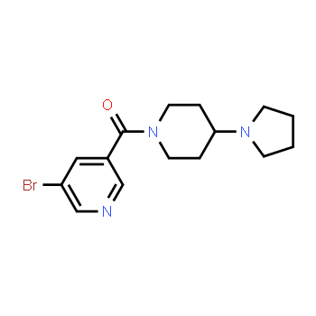 1314241-44-5 | (5-bromopyridin-3-yl)(4-(pyrrolidin-1-yl)piperidin-1-yl)methanone