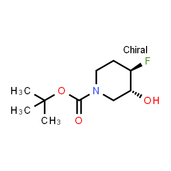 1314641-02-5 | 1-​Piperidinecarboxylic acid, 4-​fluoro-​3-​hydroxy-​, 1,​1-​dimethylethyl ester, (3R,​4R)​-