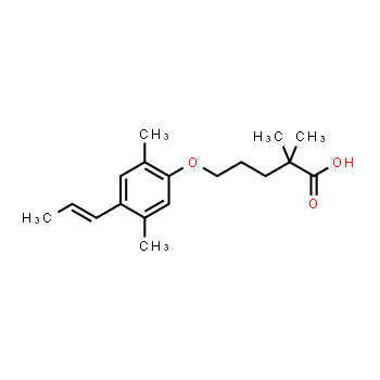 1315604-10-4 | 5-{2,5-dimethyl-4-[(1E)-prop-1-en-1-yl]phenoxy}-2,2-dimethylpentanoic acid