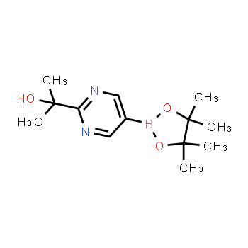 1319255-87-2 | 2-(5-(4,4,5,5-tetramethyl-1,3,2-dioxaborolan-2-yl)pyrimidin-2-yl)propan-2-ol