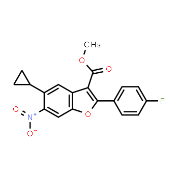 1331942-97-2 | methyl 5-cyclopropyl-2-(4-fluorophenyl)-6-nitro-1-benzofuran-3-carboxylate